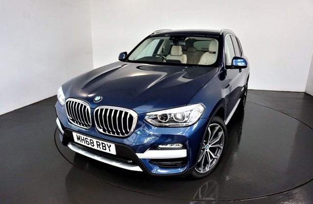 2019 68 BMW X3 2.0 XDRIVE20I XLINE 5d AUTO-2 OWNER CAR-REGISTERED JAN 2019-OYSTER VERNASCA LEATHER-UPGRADE 20