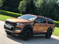 USED 2017 17 FORD RANGER 3.2 WILDTRAK 4X4 DCB TDCI 4d 197 BHP ** NO VAT * CANOPY + SAT NAV