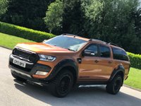 USED 2017 17 FORD RANGER 3.2 WILDTRAK 4X4 DCB TDCI 4d 197 BHP ** NO VAT * CANOPY + SAT NAV