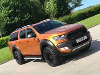 USED 2017 17 FORD RANGER 3.2 WILDTRAK 4X4 DCB TDCI 4d 197 BHP ** NO VAT * CANOPY + SAT NAV
