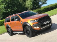 USED 2017 17 FORD RANGER 3.2 WILDTRAK 4X4 DCB TDCI 4d 197 BHP ** NO VAT * CANOPY + SAT NAV