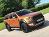 USED 2017 17 FORD RANGER 3.2 WILDTRAK 4X4 DCB TDCI 4d 197 BHP ** NO VAT * CANOPY + SAT NAV
