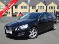 USED 2012 12 VOLVO V60 2.4 D5 (215 BHP) SE LUX NAV GEARTRONIC 5DR + E/MEMORY/HEATED LEATHERS + CRUISE + MULTIMEDIA + XENON-LED + F-R PARK AID + PRIVACY + 17