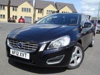 USED 2012 12 VOLVO V60 2.4 D5 (215 BHP) SE LUX NAV GEARTRONIC 5DR + E/MEMORY/HEATED LEATHERS + CRUISE + MULTIMEDIA + XENON-LED + F-R PARK AID + PRIVACY + 17