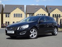 USED 2012 12 VOLVO V60 2.4 D5 (215 BHP) SE LUX NAV GEARTRONIC 5DR + E/MEMORY/HEATED LEATHERS + CRUISE + MULTIMEDIA + XENON-LED + F-R PARK AID + PRIVACY + 17