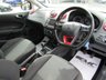 USED 2016 16 SEAT IBIZA 1.2 TSI FR RED EDITION TECHNOLOGY 3d 109 BHP Finished in MONSOON GREY METALLIC with sports Grey Trim. If you like red, you will love the striking looks that this has to offer. Bright red seatbelts are among the eye-catching features of this great-looking supermini. Other features include Sat Nav, Apple Play, DAB Radio, Cruise control, B/Tooth, 17" Alloys and much more. Dealer serviced at 17554 miles, 24080 miles, 34920 miles and at 44600 miles on arrival(inc Cam Belt and Water Pump).