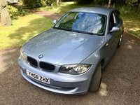 USED 2008 58 BMW 1 SERIES 2.0 118I SE 3d AUTO 141 BHP ONLY 41,000 MILES //1 FAMILY OWNED FROM COBHAM BMW SINCE NOVEMBER 2010///FULL COBHAM BMW SERVICE HISTORY X7 STAMPS//X4 NEW RUNFLATS @38,040 MILES ONLY 41,000 MILES //1 FAMILY OWNED FROM COBHAM BMW SINCE NOVEMBER 2010///FULL COBHAM BMW SERVICE HISTORY X7 SERVICE STAMPS//X4 NEW CONTINENTAL RUN FLATS@38,040 MILES