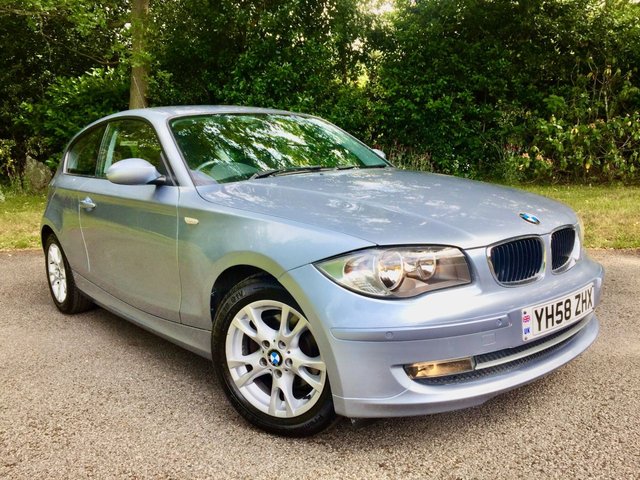 2008 58 BMW 1 Series 2.0 118I SE 3d AUTO 141 BHP ONLY 41,000 MILES //1 FAMILY OWNED FROM COBHAM BMW SINCE NOVEMBER 2010///FULL COBHAM BMW SERVICE HISTORY X7 STAMPS//X4 NEW RUNFLATS @38,040 MILES