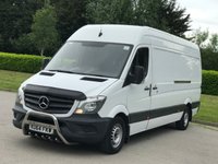USED 2014 64 MERCEDES-BENZ SPRINTER 2.1 313 CDI LWB 129 BHP BULL BARS+PARKING SENSORS , NO VAT