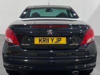 USED 2011 11 PEUGEOT 207 1.6 HDI CC GT 2d 112 BHP Super Low Mileage 25490 1 lady owner , Oynx black , Striking Convertible in stock and ready for FREE UK DELIVERY