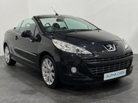 USED 2011 11 PEUGEOT 207 1.6 HDI CC GT 2d 112 BHP Super Low Mileage 25490 1 lady owner , Oynx black , Striking Convertible in stock and ready for FREE UK DELIVERY