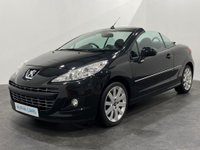 USED 2011 11 PEUGEOT 207 1.6 HDI CC GT 2d 112 BHP Super Low Mileage 25490 1 lady owner , Oynx black , Striking Convertible in stock and ready for FREE UK DELIVERY