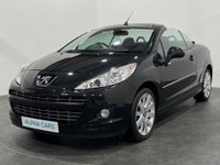 USED 2011 11 PEUGEOT 207 1.6 HDI CC GT 2d 112 BHP Super Low Mileage 25490 1 lady owner , Oynx black , Striking Convertible in stock and ready for FREE UK DELIVERY