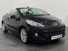 USED 2011 11 PEUGEOT 207 1.6 HDI CC GT 2d 112 BHP Super Low Mileage 25490 1 lady owner , Oynx black , Striking Convertible in stock and ready for FREE UK DELIVERY