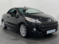USED 2011 11 PEUGEOT 207 1.6 CC GT 2d 120 BHP 1.6 GT CC 120 BHP Oynx black, extremely well cared for and maintained in stock and ready for FREE UK DELIVERY