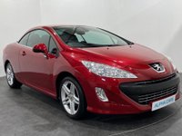 USED 2009 59 PEUGEOT 308 1.6 CC SE HDI 2d 110 BHP 307 CC Babylon red , in stock and ready for summer cruising with FREE UK DELIVERY