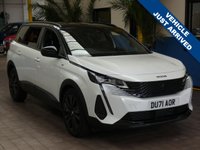 USED 2021 71 PEUGEOT 5008 1.5 BLUEHDI S/S GT 5d 129 BHP 7 SEATS SAT NAV PART LEATHER PEUGEOT WARRANTY TILL SEPT 2024
