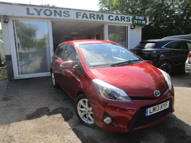2013 13 Toyota Yaris 1.5 T SPIRIT HYBRID 5d 75 BHP AUTOMATIC