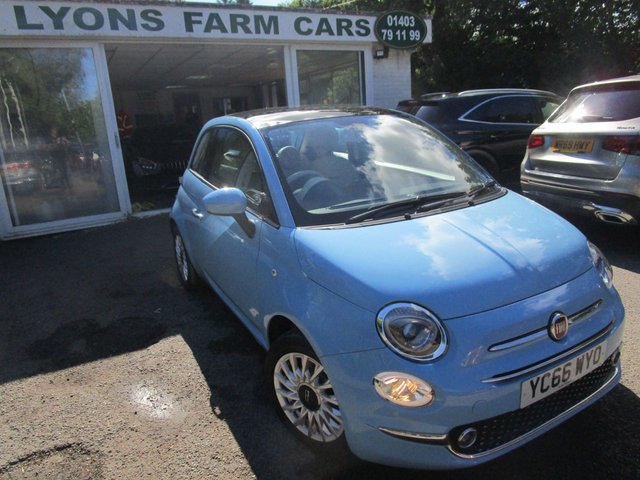 2016 66 Fiat 500 1.2 LOUNGE 3d 69 BHP NEW SHAPE