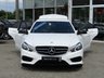 USED 2015 65 MERCEDES-BENZ E-CLASS 2.1 E220 BLUETEC AMG NIGHT EDITION 4d 174 BHP Finished in POLAR WHITE with contrasting Electric Black Heated Leather interior. This stylish comfortable and classy looking Merc E-Class Saloon offers loads of room and most importantly economy and performance. Features include Sat Nav, B/Tooth  18" Alloys, Cruise control, Tinted windows, DAB RADIO, Front and Rear Park Sensors, Black Electric Heated Leather, Rear Centre Arm Rest and much much more. Dealer Serviced at 14467 miles, 24462 miles, 56924 miles, 61866 miles and at 70328 miles.
