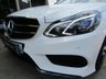 USED 2015 65 MERCEDES-BENZ E-CLASS 2.1 E220 BLUETEC AMG NIGHT EDITION 4d 174 BHP Finished in POLAR WHITE with contrasting Electric Black Heated Leather interior. This stylish comfortable and classy looking Merc E-Class Saloon offers loads of room and most importantly economy and performance. Features include Sat Nav, B/Tooth  18" Alloys, Cruise control, Tinted windows, DAB RADIO, Front and Rear Park Sensors, Black Electric Heated Leather, Rear Centre Arm Rest and much much more. Dealer Serviced at 14467 miles, 24462 miles, 56924 miles, 61866 miles and at 70328 miles.