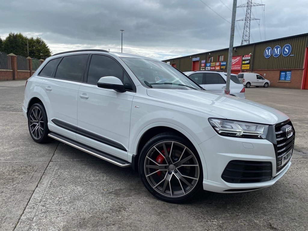 USED 2018 08 AUDI Q7 3.0 TDI QUATTRO S LINE 5d 269 BHP MASSIVE SPEC JEEP,DEPOSIT SECURES