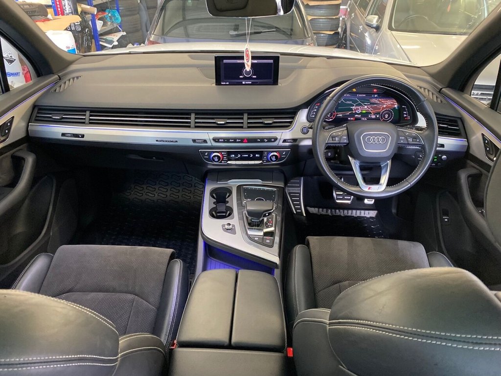 USED 2018 08 AUDI Q7 3.0 TDI QUATTRO S LINE 5d 269 BHP MASSIVE SPEC JEEP,DEPOSIT SECURES