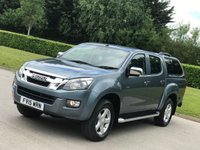 USED 2015 15 ISUZU D-MAX 2.5 TD YUKON DCB 164 BHP ** NO VAT * CANOPY + TOWBAR