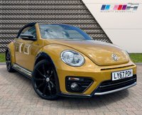 USED 2017 67 VOLKSWAGEN BEETLE 2.0 R LINE TDI BLUEMOTION TECHNOLOGY DSG 2d 148 BHP SANDSTONE YELLOW