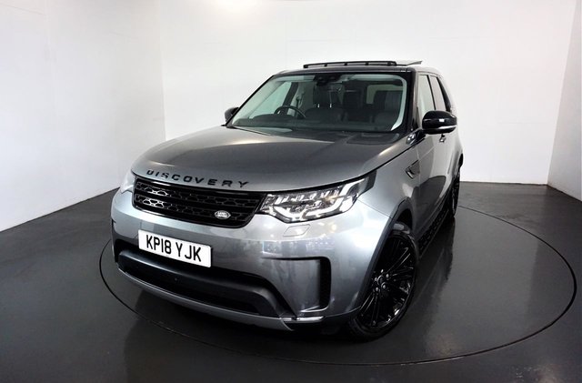 2018 18 Land Rover Discovery 5 3.0 TD6 HSE LUXURY 5d AUTO 255 BHP-REAR ENTERTAINMENT-SIDE RUNNING BOARDS-SPLIT SUNROOF-7 SEATS-MERIDIAN SOUND-AMBIENT LIGHTING-ELECTRIC MEMORY SEAT-ELECTRIC FOLDING MIRRORS-HEATED AND COOLED FRONT SEATS-HEATED REAR SEATS-HEATED STEERING WHEEL-BLUETOOTH-CRUISE CONTROL-SATNAV-REVERSE CAMERA-DAB RADIO-CLIMATE CONTROL-RECENTLY SERVICED AT LAND ROVER