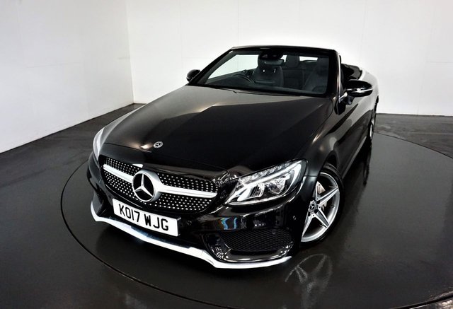 2017 17 Mercedes-Benz C Class 2.1 C 220 D AMG LINE 2d AUTO 168 BHP-2 OWNER CAR-HEATED BLACK LEATHER-AIR SCARF-18