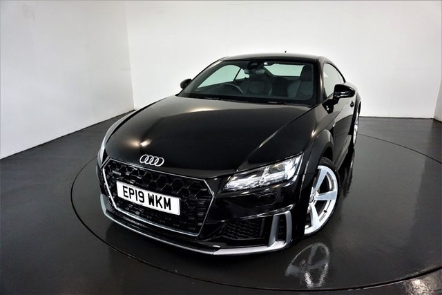 2019 19 Audi TT 2.0 TFSI QUATTRO S LINE 2d AUTO-2 OWNER CAR-HEATED SPORTS SEATS-HALF LEATHER-VIRTUAL COCKPIT-SATNAV-BLUETOOTH-DAB RADIO-PARKING SENSORS-MULTIFUNCTION FLAT BOTTOM STEERING WHEEL