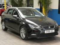 USED 2016 66 SEAT LEON 1.6 TDI SE DYNAMIC TECHNOLOGY 5d 109 BHP &pound;20 ROAD TAX SAT NAV CRUISE APPLE ANDROID CARPLAY