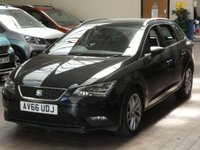 USED 2016 66 SEAT LEON 1.6 TDI SE DYNAMIC TECHNOLOGY 5d 109 BHP &pound;20 ROAD TAX SAT NAV CRUISE APPLE ANDROID CARPLAY