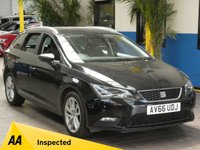 USED 2016 66 SEAT LEON 1.6 TDI SE DYNAMIC TECHNOLOGY 5d 109 BHP &pound;20 ROAD TAX SAT NAV CRUISE APPLE ANDROID CARPLAY