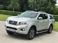 USED 2016 65 NISSAN NP300 NAVARA 2.3 DCI TEKNA 4X4 SHR DCB 190 BHP ** NO VAT * CANOPY + SAT NAV