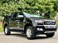 USED 2018 18 FORD RANGER 2.2 LIMITED 4X4 DOUBLE CAB TDCI 2d 158 BHP ** NO VAT * CANOPY + BLUETOOTH