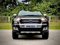 USED 2018 18 FORD RANGER 2.2 LIMITED 4X4 DOUBLE CAB TDCI 2d 158 BHP ** NO VAT * CANOPY + BLUETOOTH