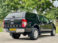 USED 2018 18 FORD RANGER 2.2 LIMITED 4X4 DOUBLE CAB TDCI 2d 158 BHP ** NO VAT * CANOPY + BLUETOOTH