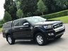 USED 2018 18 FORD RANGER 2.2 LIMITED 4X4 DOUBLE CAB TDCI 2d 158 BHP ** NO VAT * CANOPY + BLUETOOTH