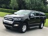 USED 2018 18 FORD RANGER 2.2 LIMITED 4X4 DOUBLE CAB TDCI 2d 158 BHP ** NO VAT * CANOPY + BLUETOOTH