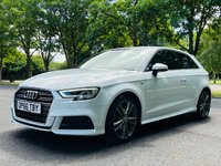 USED 2017 66 AUDI A3 2.0 TDI S LINE 3d 148 BHP EXCELLENT CONDITION  &pound;20 ROAD TAX
