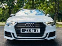 USED 2017 66 AUDI A3 2.0 TDI S LINE 3d 148 BHP EXCELLENT CONDITION  &pound;20 ROAD TAX