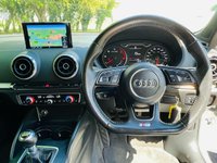 USED 2017 66 AUDI A3 2.0 TDI S LINE 3d 148 BHP EXCELLENT CONDITION  &pound;20 ROAD TAX