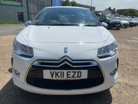 USED 2011 11 CITROEN DS3 1.6 BLACK AND WHITE 3d 120 BHP Low Mileage White Edition with A/C