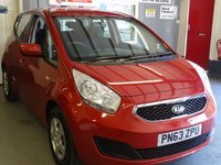 USED 2013 63 KIA VENGA 1.4 1 AIR ECODYNAMICS 5d 89 BHP Cracking Little Car