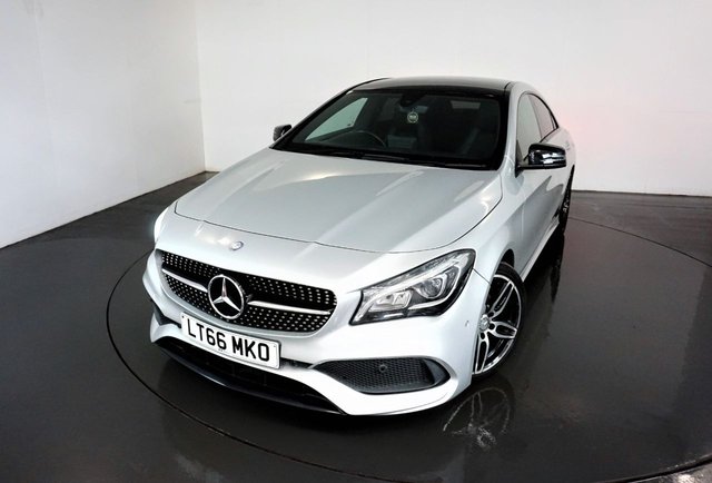 2016 66 Mercedes-Benz Cla 2.1 CLA 200 D AMG LINE 4d AUTO-20 ROAD TAX-PANORAMIC ROOF-HALF LEATHER-BLUETOOTH-CRUISE CONTROL-SATNAV-PARKING SENSORS-18