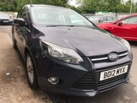 USED 2012 12 FORD FOCUS 1.6 ZETEC 5d 104 BHP 12 MONTHS MOT SERVICE HISTORY