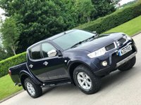 USED 2012 12 MITSUBISHI L200 2.5 DI-D 4X4 BARBARIAN LB DCB 175 BHP ** NO VAT * *  SAT NAV ** LOW MILES