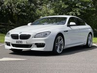 USED 2013 63 BMW 6 SERIES 3.0 640D M SPORT GRAN COUPE 4d 309 BHP Gran Coupe Sat Nav Leather